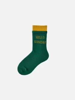 "HELLO SUNDAY" Socks -Aelfric Eden Shop 90072320221216150858639c198a2e0b2