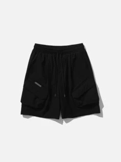 Aelfric Eden Multiple Pockets Solid Drawstring Shorts -Aelfric Eden Shop 90072320230323171651641c1903d5704