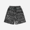 Aelfric Eden All-over Gothic Letter Print Shorts -Aelfric Eden Shop 90072320230510115822645b165e17ad5