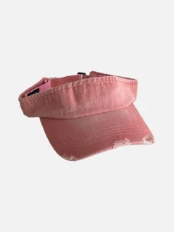 Distressed Washed Denim Visor -Aelfric Eden Shop 900723202306260932246498eaa8c6778