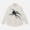 Aelfric Eden Rhinestone Applique Spider Long Sleeve Shirt 1 Aelfric Eden Rhinestone Applique Spider Long Sleeve Shirt -Aelfric Eden Shop 9007232023082315093264e5b0acf24c1