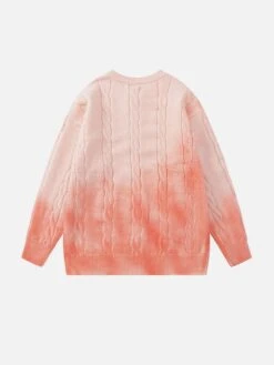 Aelfric Eden Gradient Color Button Sweater -Aelfric Eden Shop 9007232023090618271064f853fe44401