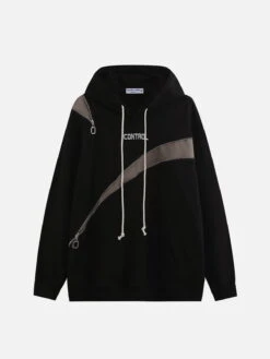 Aelfric Eden Contrast Patchwork Zip-up Leisure Hoodie -Aelfric Eden Shop 9007232023091212115764ffe50db666e