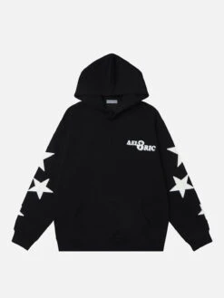 Aelfric Eden Star Applique Embroidery Hoodie -Aelfric Eden Shop 90072320230922182701650d6bf5e8de0