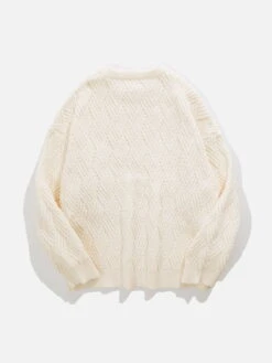 Aelfric Eden Solid Twist Sweater -Aelfric Eden Shop 900723202309271712336513f2015d748