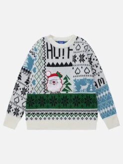 Aelfric Eden Christmas Snowflake Pattern Sweater