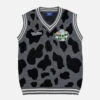 Aelfric Eden Color Blocking Cow Pattern Sweater Vest -Aelfric Eden Shop 90072320231117173047655732c7d1771