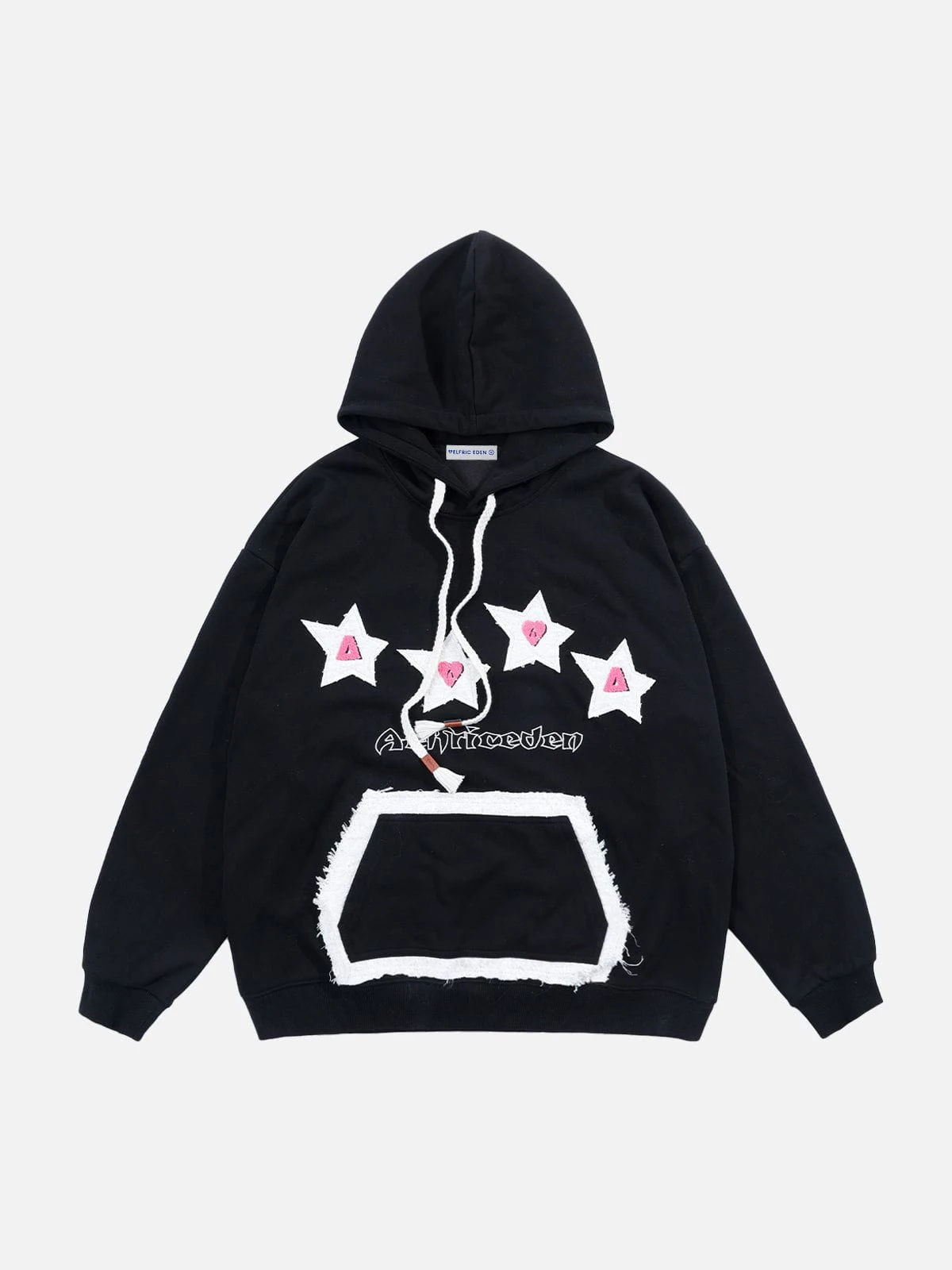 Aelfric Eden Color Blocking Applique Embroidery Star Hoodie 4 Aelfric Eden Color Blocking Applique Embroidery Star Hoodie - Image 2