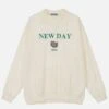 Aelfric Eden Fold-Over Embroidery Sweatshirt -Aelfric Eden Shop 90072320231205174755656ef1cb7fcb9