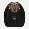 Aelfric Eden Embroidery Butterfly Sweatshirt -Aelfric Eden Shop 90072320231226144224658a75d049768