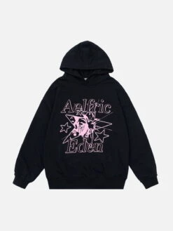 Aelfric Eden Star Human Face Print Hoodie