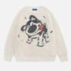 Aelfric Eden Blurring Dog Fuzzy Sweater -Aelfric Eden Shop 90072320240110151406659e43be82533