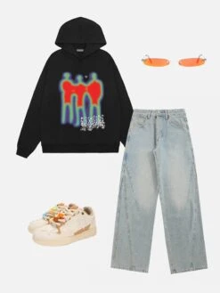 Aelfric Eden Thermal Imaging Print Hoodie -Aelfric Eden Shop 9594c221 066a 4dda 8c53 741d3b0ccd16