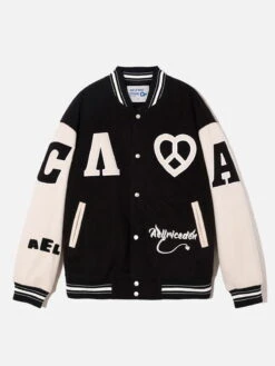 City Of Love Basic Varsity Jacket