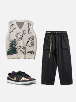 Aelfric Eden Little Dinosaur Graphic Sweater Vest -Aelfric Eden Shop AGZ310062 EXS136208 6823cd4f 4126 4aa4 b0c7 29308930444d