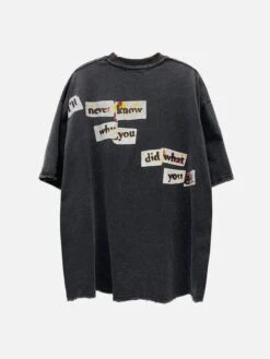 Aelfric Eden Distorted Portrait Graphic Oversized Tee -Aelfric Eden Shop BGZ235137 3