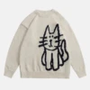 Aelfric Eden Hand Drawn Cat Sweater @cindydoinstuff