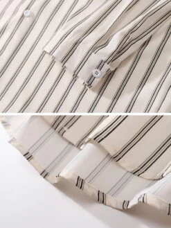 Aelfric Eden Simple Striped Long Sleeve Shirt -Aelfric Eden Shop IMG 8947