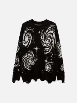 Aelfric Eden Starry Night Jacquard Knit Sweater -Aelfric Eden Shop KGZ032129
