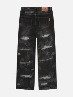 Aelfric Eden Graffiti Embroidered Ripped Straight Jeans 13 Aelfric Eden Graffiti Embroidered Ripped Straight Jeans -Aelfric Eden Shop KGZ532053
