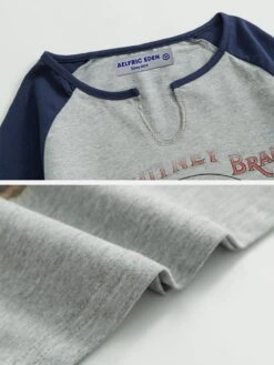 Mountain Peak Print Patchwork Tee -Aelfric Eden Shop Mountain Peak Print Patchwork Tee 29bb87b8 03ca 47b3 bf6b f151dedc87f2