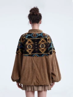 Aelfric Eden Ethnic Style Corduroy Sweatshirt -Aelfric Eden Shop Z0A4013