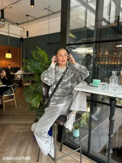 Aelfric Eden Grey Camouflage Sweatshirt