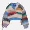 Aelfric Eden Irregularity Stripe Tassel Sweater