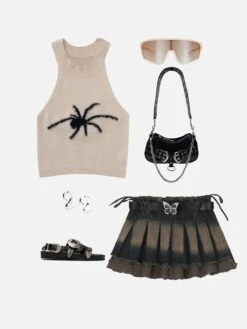 Spider Embroidery Knit Cami Top -Aelfric Eden Shop f75e7a26 5256 4bc2 8194 d7772b47d421 1e988e53 649c 4e2c bd01 8543173a9da8
