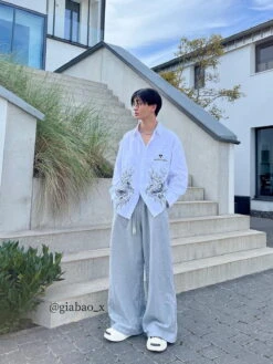 City Of Love Painting Long Sleeve Shirt -Aelfric Eden Shop giabao x 385002781 1483336485855970 7789619015977602664 n 1