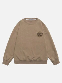 Aelfric Eden Letter Print Washed Sweatshirt