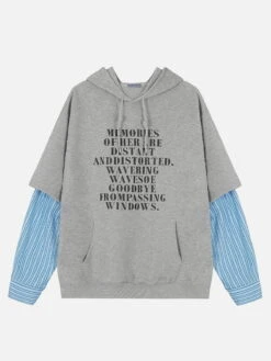 Aelfric Eden Stripe Patchwork Hoodie