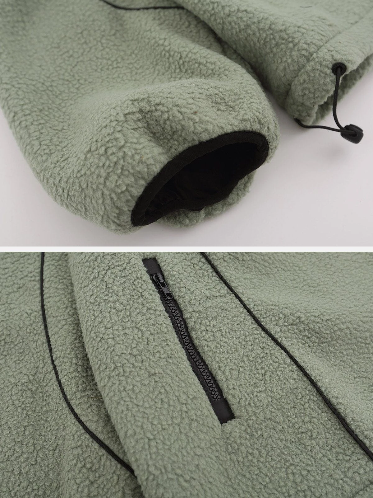 Aelfric Eden Embroidery Star Hooded Sherpa Jacket 6 Aelfric Eden Embroidery Star Hooded Sherpa Jacket - Image 4