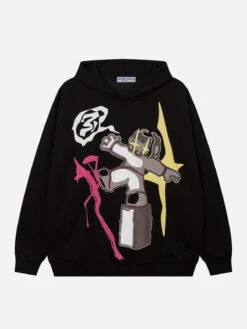 Aelfric Eden Cartoon Character Print Hoodie [Recommended By @sheryl.aurelie]