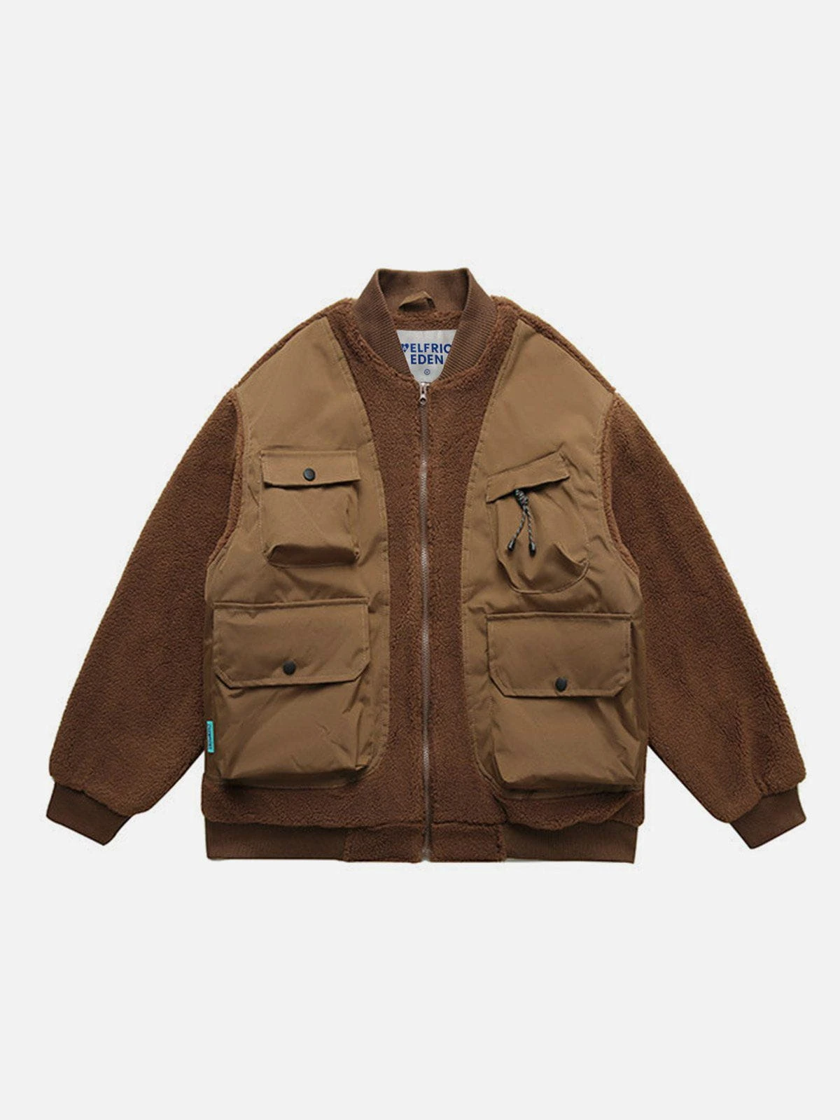 Aelfric Eden Patchwork Sherpa Coat 4 Aelfric Eden Patchwork Sherpa Coat - Image 2