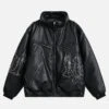 Aelfric Eden Multi Zip Up Leather Coat