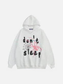 Aelfric Eden Letter Spider Print Hoodie