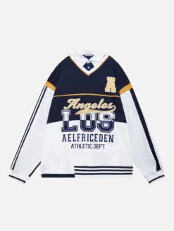 Aelfric Eden Knit Patchwork Polo Sweatshirt<font Color="#00249C"><br>S/S 24 The Dreamers</font> -Aelfric Eden Shop jpeg 15000f26 69d7 4f1a 8a17 dc78c349a3df