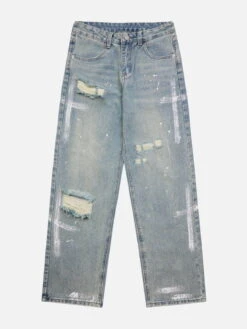 Aelfric Eden Hand Painted Cross Hole Straight Jeans -Aelfric Eden Shop jpeg 174e38fb 8464 45e0 aeb3 6200feb9afaf
