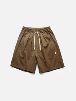 Solid Zip Up Pocket Shorts