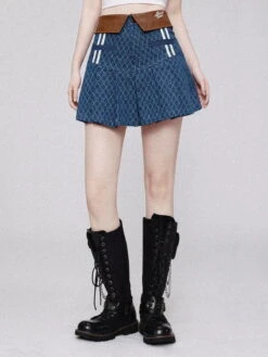 Vintage Denim Jacquard Skirt -Aelfric Eden Shop jpeg 1b270794 4d08 4aa2 bf99 722123a8a14e