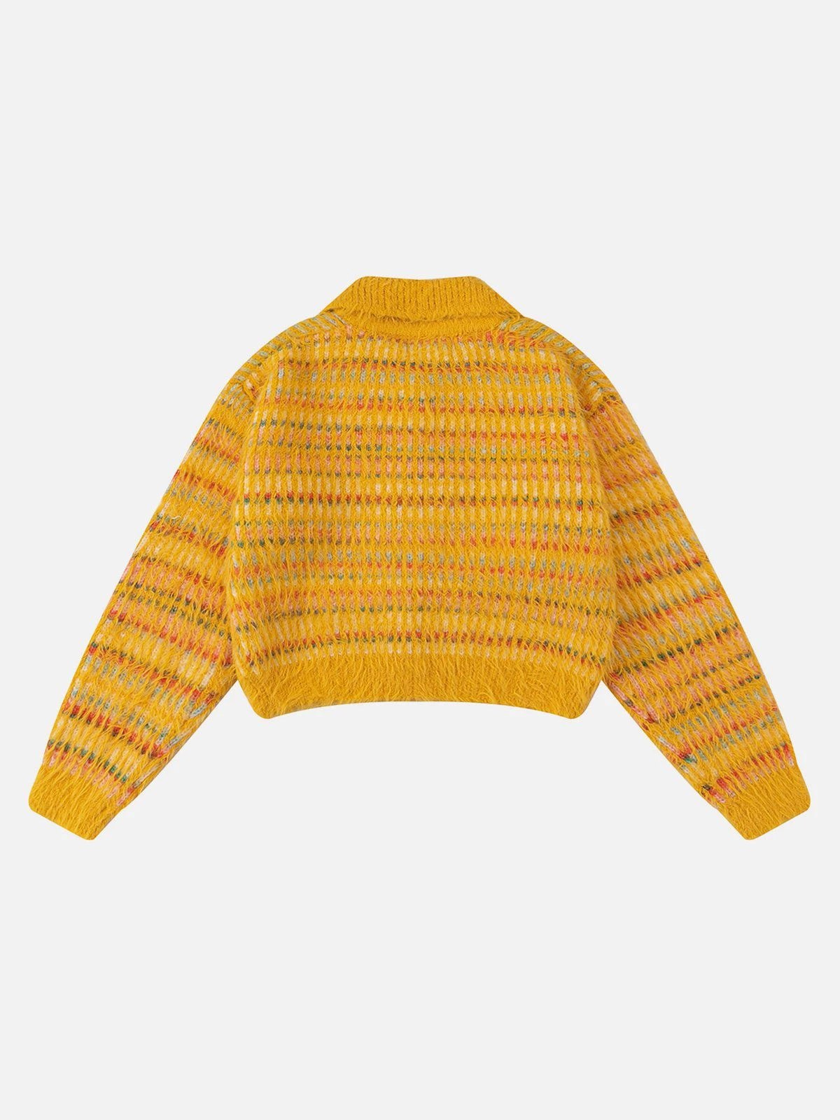 Stripes Fringe Cardigan 4 Stripes Fringe Cardigan - Image 2