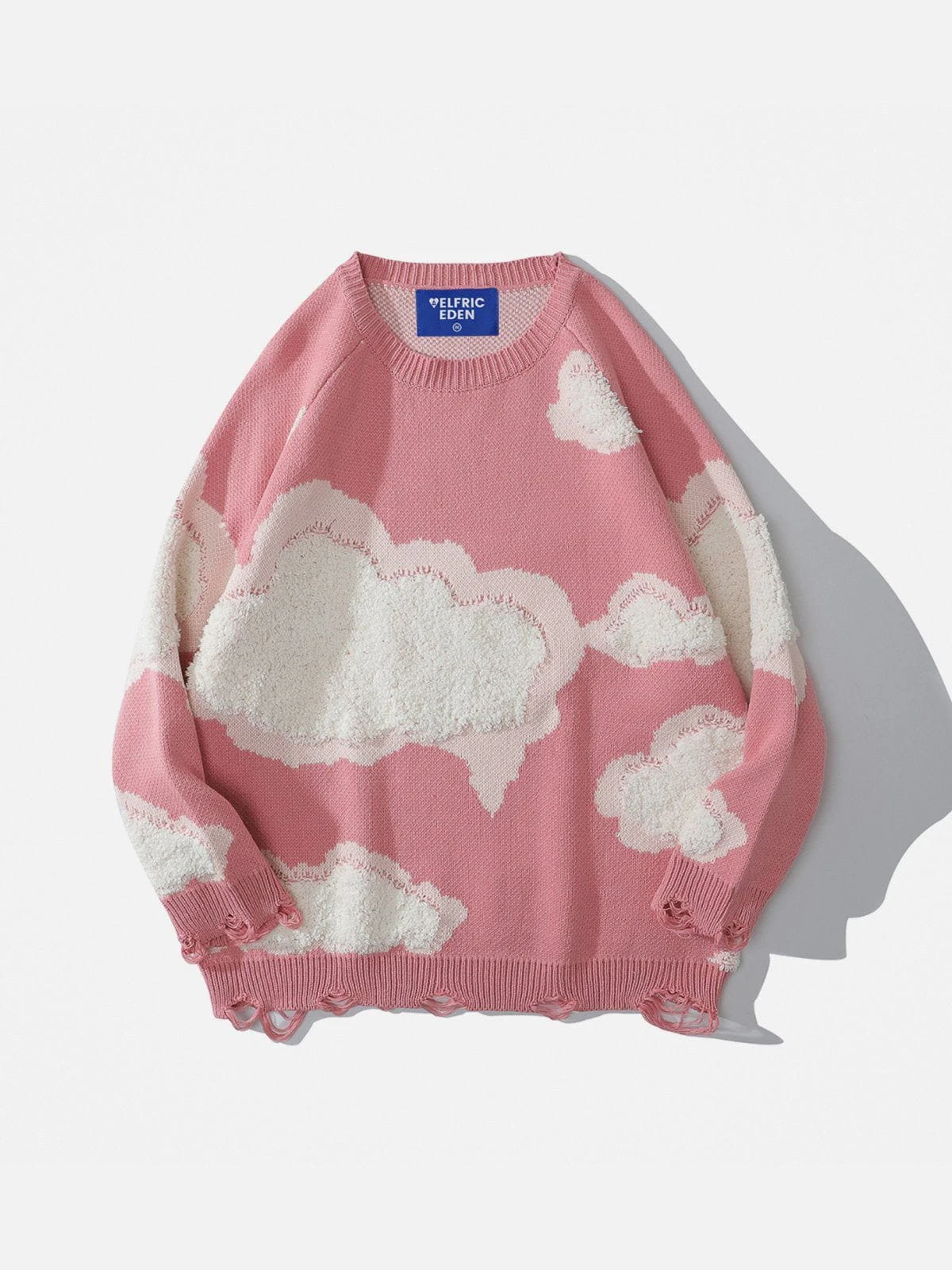 Aelfric Eden Flocking Cloud Pattern Sweater 4 Aelfric Eden Flocking Cloud Pattern Sweater - Image 2