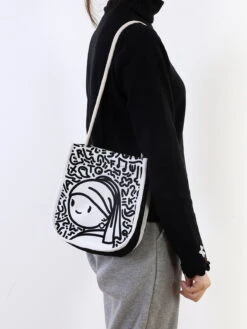 Graffiti Girl Print Crossbody Bag -Aelfric Eden Shop jpeg 1fbeab77 99b8 4017 904f 5396e6527b72