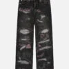 Aelfric Eden Graffiti Embroidered Ripped Straight Jeans -Aelfric Eden Shop jpeg 2725ead9 8f35 489c b98f 683553265391