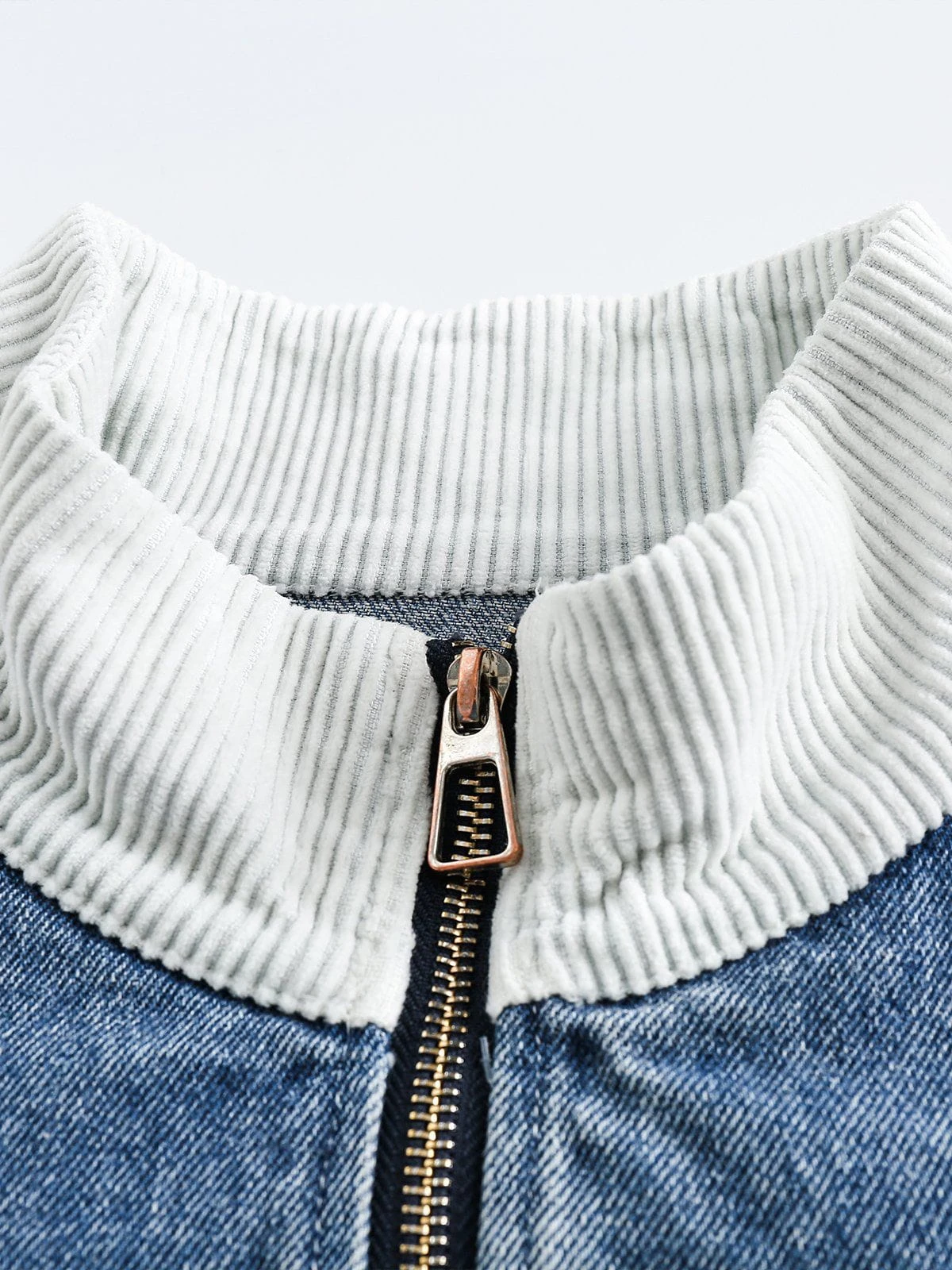 Aelfric Eden Corduroy Patchwork Denim Racing Jacket 5 Aelfric Eden Corduroy Patchwork Denim Racing Jacket - Image 3