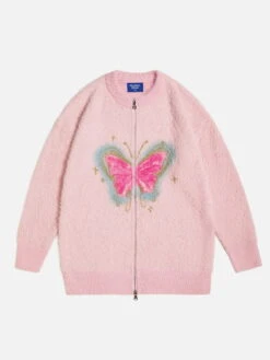 Aelfric Eden Butterfly Zipper Cardigan