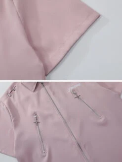 Aelfric Eden Star Zipper Metal Decoration Short Sleeve Shirt -Aelfric Eden Shop jpeg 306741c1 259b 4ff9 b023 39d891a238d9