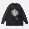 Aelfric Eden Ghost Print Washed Sweatshirt