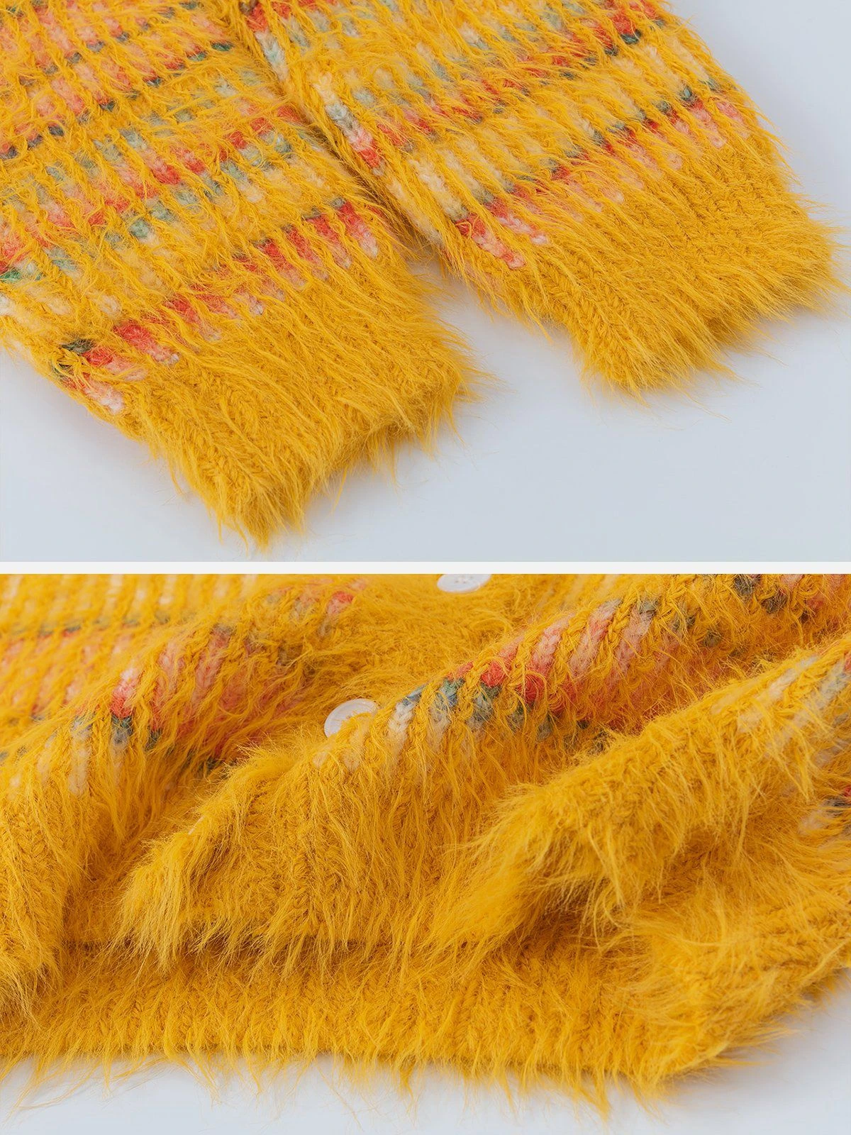 Stripes Fringe Cardigan 6 Stripes Fringe Cardigan - Image 4